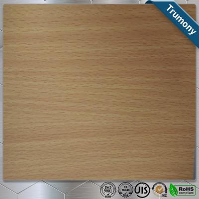 China Wooden Pattern Grain Aluminum Painting Panels ACP For Decoration Using for sale