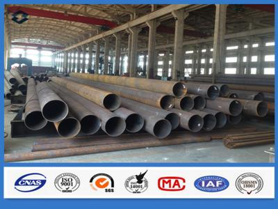China Round Conical Column Automatic Welding Galvanized Electric Steel Pole for sale