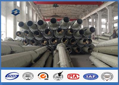 China Philippines 69KV 50FT 55FT 60FT Power Transmission Pole with Hot Dip Galvanized for sale