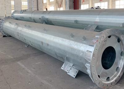 China Q460 Steel Hot Dip Galvanized 110kv Polygonal Pole for sale