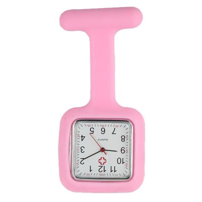 China Silicone Medical Watch Hospital Gift for Nurse Doctor Quartz Nurse Pocket Watch Clip-on Fob Brooch Doctor Watch for sale