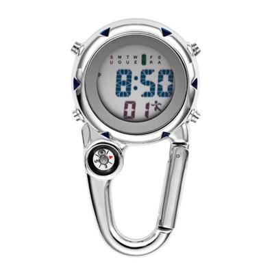 China Digital Carabiner Clip Watches Sport Hook Clock Hospital Gift Electronic Luminous Multi-function FOB Nurse Watch Outdoor for sale