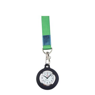 China Silicone Pocket Nurse Watch Lanyard Clip Nurse Watch New Doctor Chest Medical Watch Dropshipping for sale