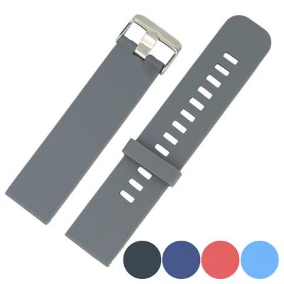 China Silicone Watch Strap Diver Watch Band Rubber Wrist Watch Bracelet 18/20/22/24 mm with Stainless Steel Buckle Clasp repla for sale