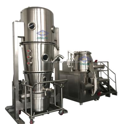 China Moving Filter Vertical Fluidized Bed Dryer Powder Coating Equipment for sale