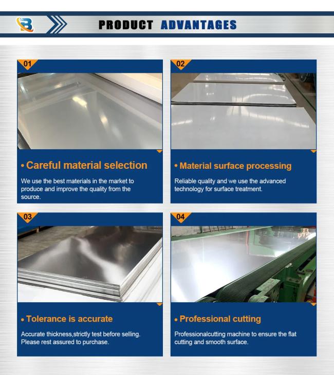 201 304 310S 304 Cold Rolled Mirror Polished Stainless Steel Plate 8K Stainless Steel Sheet