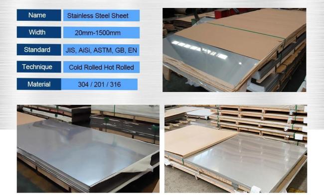 Factory From China Cold Rolled 2b Polished Stainless Steel Sheets 316 304 904L
