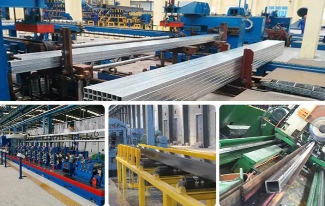 Sch40 Sch80 Ss400 A36 Ss400 S235jr 1020 Round Square Rectangular Welded Carbon Steel Pipe