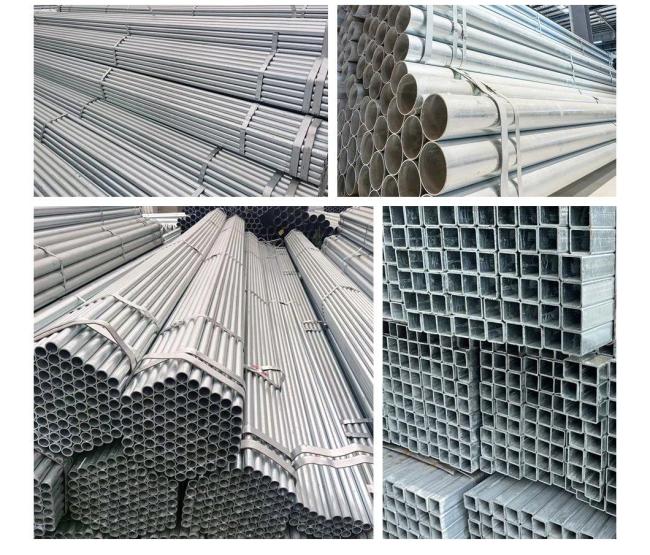 China Supplier Low Price Large Stock Steel Pipe Gi A53 Hot Rolled Galvanized Steel Tube Pipe