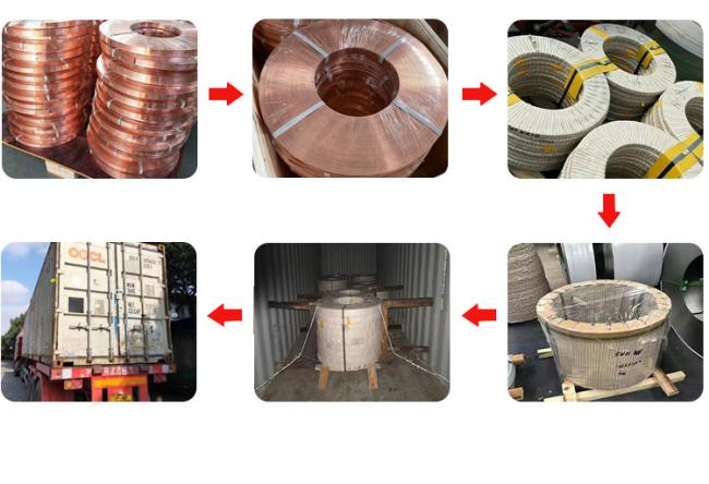 R410A Copper Pancake Coil Tube Air Conditioner Installation Kits 15 FT Copper Pipes
