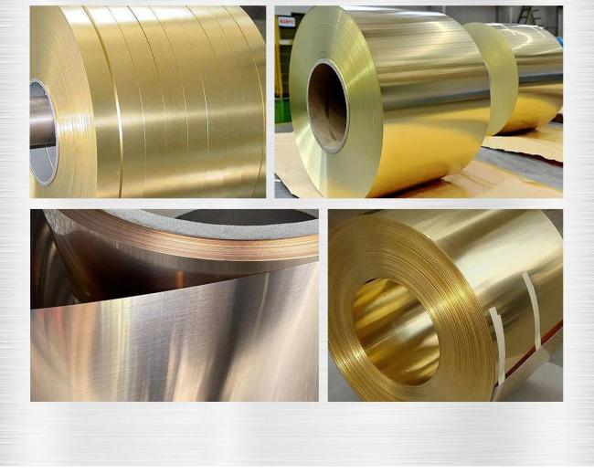 China Supply Brass Bronze Customize Copper Strips 013mm C11000 C2680 C17200 Copper Strip Coil