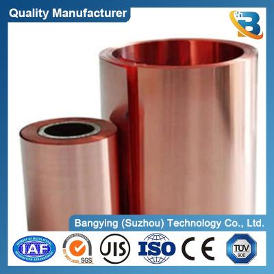 China Customization High Purity Soft Copper Coil 10um Copper Rolls Conductive Copper Strip for sale