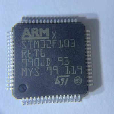 China 512KB Microcontroller Integrated Circuit STM32F103RET6 IC MCU 32BIT FLASH 64LQFP for sale