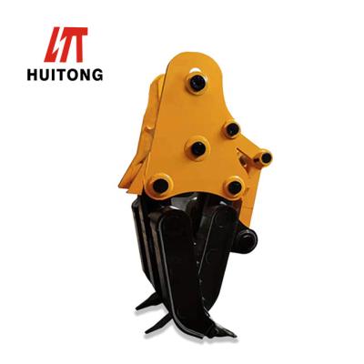 China Non Rotatable Excavator Mechanical Grapple Tough Material High Working Strength for sale