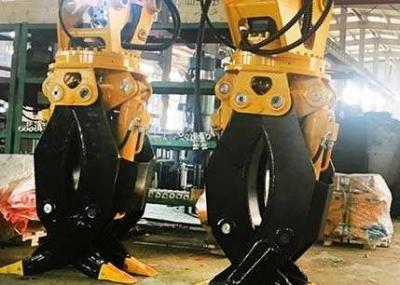 China Q355b 35 Ton Excavator Rotating Grapple Hydraulic Timber Grab for sale
