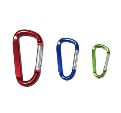 China Fashion Personalized Carabiner Clips Metal Keyring Environmental Protection for sale