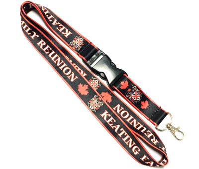 China Heat Transfer Dye Sublimation Lanyards Safety Buckle Metal Hook for Games for sale