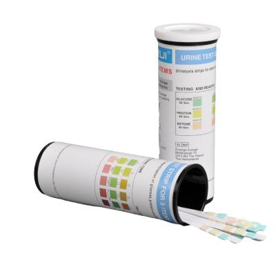 China Medical Diagnostic Urine Analysis Test Strips 3 Items With CE ISO Certificate for sale