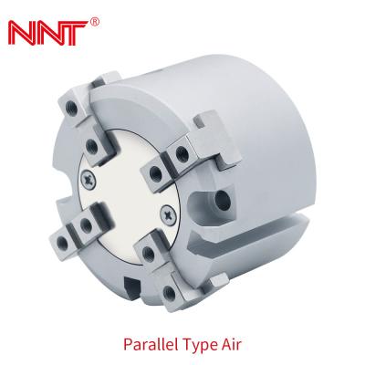 China Air Fluied 4 Jaw Pneumatic Gripper , NNT NMHS4 Aluminum Air Cylinders for sale