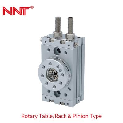 China Pneumatic Rotary Actuator Table Cylinder 0~190° Basic 10-200 Bore Size for sale