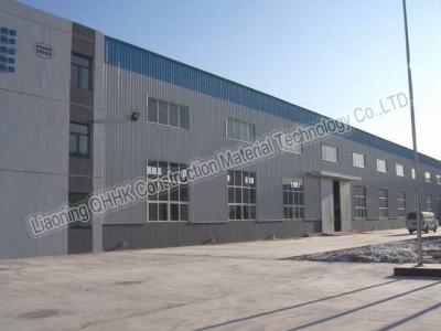 Chine Q235 Q345B a préfabriqué les bâtiments à pans de bois faits sur commande en métal de construction industrielle à vendre