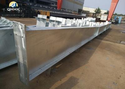 China Hot Dip Galvanised Steel Beams Customized Metal H Beam For Buildings for sale