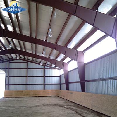 China Q355b Anticorrosion Paint Steel Structure Hangar Portal Frame Prefabricated for sale