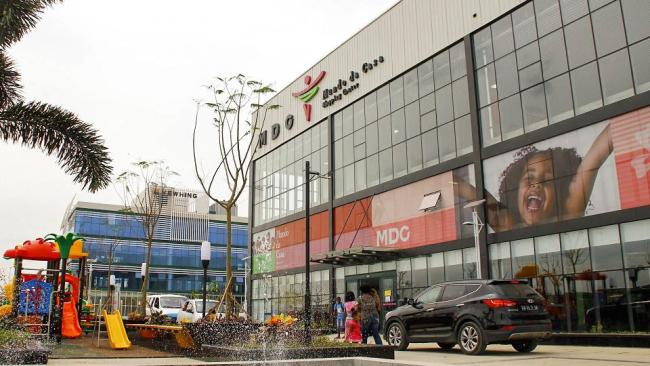 Steel structure building exterior