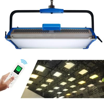 China 300W LED Soft Video Studio Photo Lights Panel Dual Color Temperature 10 photographic Lighting Effects 3200K 5500K for sale