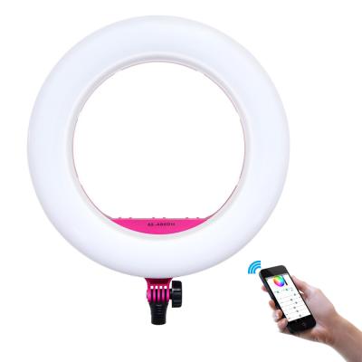 China 48W AX-480D Phone bluetooth control LED Ring Light Lamp 2800-9990K For Live Stream Makeup Photography for sale