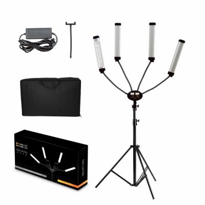 China Yidoblo Led Beauty Fill Light Bi Color Four Arm glam Lights With Tripod Stand FX-800II Kit for sale