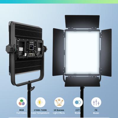 Chine Rgbw portatif a mené l'éclairage photographique de panneau de lumière de vidéo de studio cinématographique de photographie avec DMX 60w à vendre