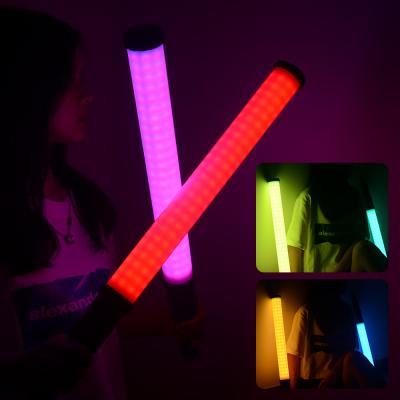 China Luces video con pilas a todo color de la luz 24w del tubo del RGB LED de 360 grados con el siguiente del ritmo en venta