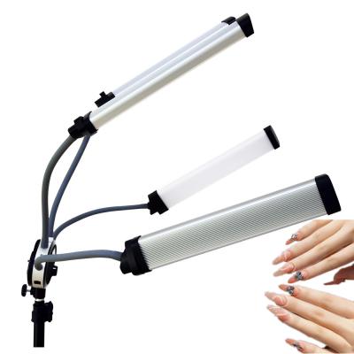 China 96w Spa Double Arms LED Fill Light For Eyelash Extensions Photography Four Arms Beauty Lamp for sale
