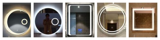 Big Working Size Fiber Laser Glass Marking Machine for Bedroom Oval Hanging Wall LED Mirror