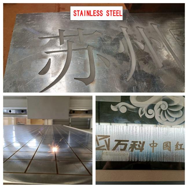 Laser Engraving Machine on Aluminium Metal Etching 0.5mm Deep Fast Speed