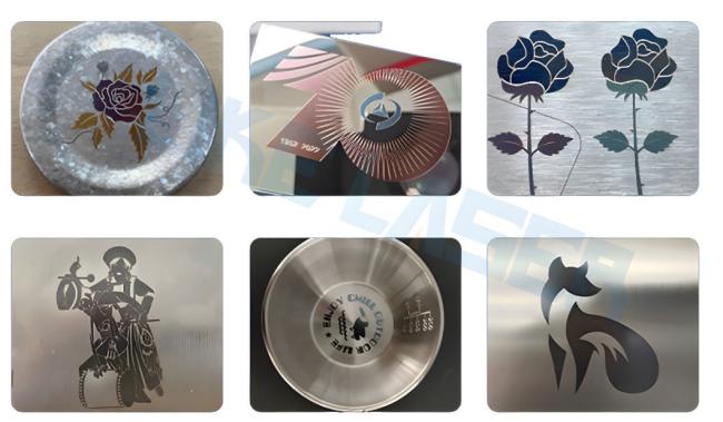 Easy to Operate Split Mini 20W/30W/50W/60W/100W Jpt M7 M8 IP 3D Mopa Color Fiber Laser Marking Machine for Metal Nonmetal