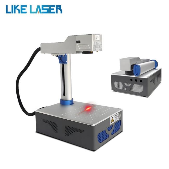 Like-Laser 3W 5W 20W 30W 100W 50W Fibre Color Laser Engraving and Mopa 60W Fiber Laser Marking Machine with Raycus Max Jpt