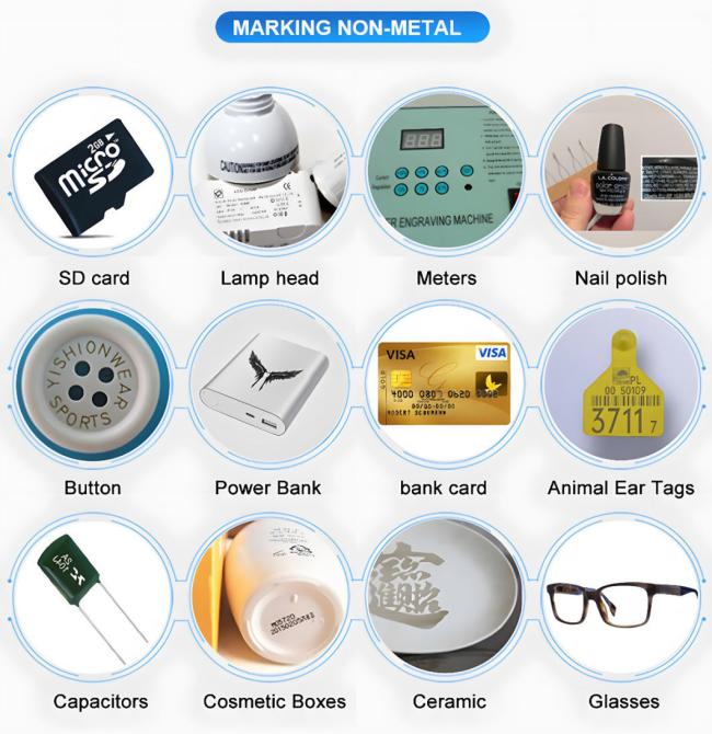 3D 20W 30W 50W Portable Mini Fibre Laser Engraving Machine for Gold Jewelry Brass Metal Price