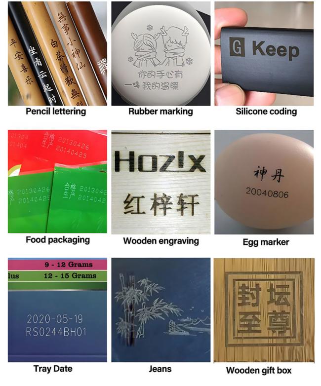 Custom Logo CO2 Laser Engraving Marking Machine