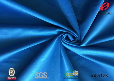 Chine Tissu de tricot de polyester des biens 100, tissu de interlignage fusible de tricotage bleu-foncé à vendre