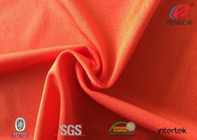 China Garment Nylon Lycra Spandex Fabric , Shiny Lycra Bathing Suit Fabric Anti Pilling for sale