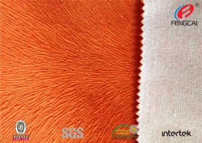 Chine Matériel collé de comité technique de Mricrofiber Velboa de tissu de tapisserie d'ameublement de velours de sofa de cru à vendre