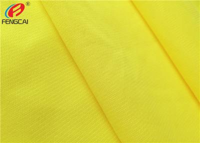 China 100gsm Yellow orange 100% Polyester Oxford Fluorescent Material Fabric For Safety Wear for sale