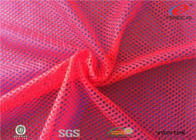 China 100 % Polyester Sports Mesh Fabric Athletic Wear Material Breathable Net Fabric for sale