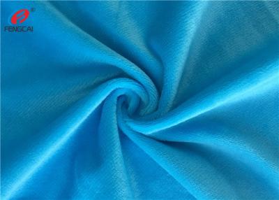 中国 毛布のためのMinkyのプラシ天の生地100%のポリエステルVelboaの水晶極度の柔らかい生地 販売のため
