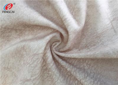 China Anti Pilling Polyester Fleece Fabric , Printed Velvet Sofa Fabric For Upholstery for sale