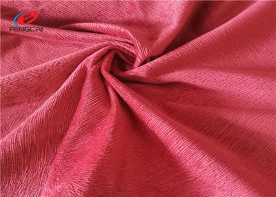 China 100 Polyester Velvet Furniture Fabric DTY / FTY Yarn Bountout / Embossed for sale