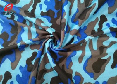 China Disruptive Pattern Printed Polyester Spandex Fabric For Bags / Jacket / Shoes for sale