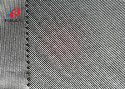 China Interlock Sportswear Material Weft Knitted Fabric Grey Twill Fabric Anti - Static for sale